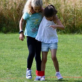 Garden Games Ensemble de Jeux Course en Sac Course à 3&nbsp;Jambes Course œuf et cuillère