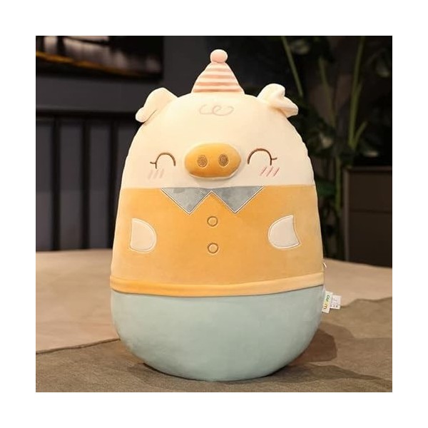 LfrAnk Ensemble de Robe de Haute qualité, éléphant Dinosaure, porcelet, Ours, Oreiller Moelleux, Animal de Dessin animé, poup