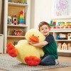 Melissa & Doug - Peluche de canard géante jaune 51cm de haut 