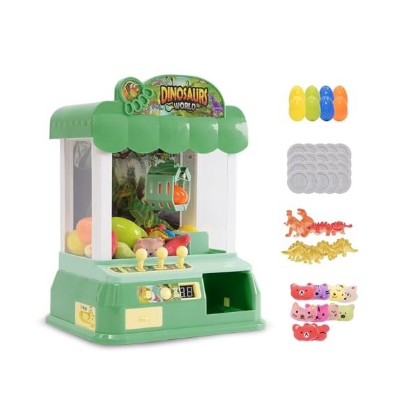 Mini griffe machine pour enfants double levier électronique poupée griffe machine avec peluche