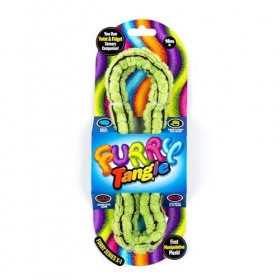 TANGLE Furry Fidgets - Nouveau ! Cactus Green Furry Fidget Toy - Jouet Fidget Toy en peluche texturée