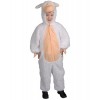 Dress Up America Adorables costumes dagneau en peluche pour les enfants ,Beige/Blanc,L 12-14 Ans 
