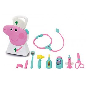 Jamara 410095 Mallette de médecin 10 pièces avec Mallette de Transport Solide et maniable, Outils médicaux pour Les Enfants, 