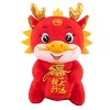 URWEIGH Poupée Chinoise en Peluche De Dragon, Poupée du Zodiaque en Peluche De Dragon 2024, Mascotte De Lannée 2024 du Drago