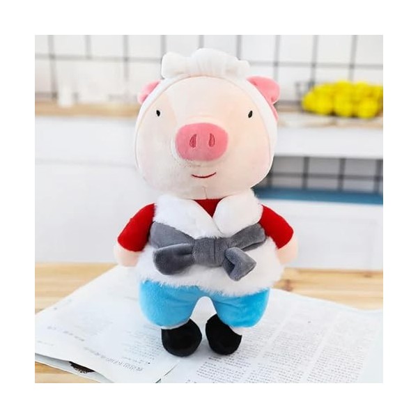 EacTEL Mignon Jouet en Peluche poupée Cochon Peluche poupée aubépine Fille décorer Cadeau pour Petit ami Anniversaire Cadeau 