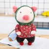 EacTEL Mignon Jouet en Peluche poupée Cochon Peluche poupée aubépine Fille décorer Cadeau pour Petit ami Anniversaire Cadeau 