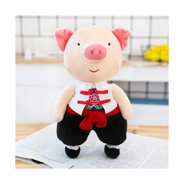 EacTEL Mignon Jouet en Peluche poupée Cochon Peluche poupée aubépine Fille décorer Cadeau pour Petit ami Anniversaire Cadeau 