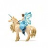 SCHLEICH 42508 Eyela Riding on Golden Unicorn Bayala, 16 x 19 x 25.5 cm