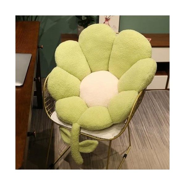 LfrAnk Coussin en Peluche Florale Remplissage Plante Fleur Couette Coussin Mignon poupée Chaise de Sol Dos Oreiller Belle déc