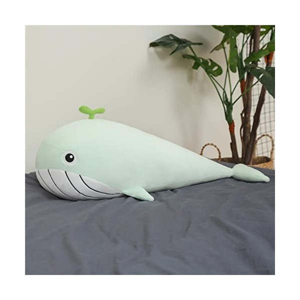 65-120cm Peluche Super Doux Animal Marin Grande Baleine Bleue Peluche Animal en Peluche Enfants Cadeau danniversaire-120cm,R