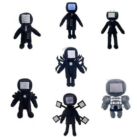 ImockA 2023 Nouveau Jouet en Peluche pour Skibidi Toilettes TV Personnes Spoof Peluche poupées Anime Film Peluches Super Doux
