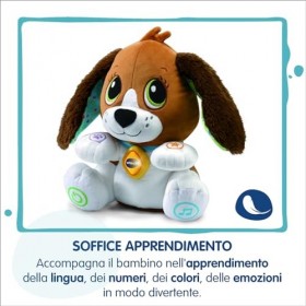 VTech Fido, Parle et Joue avec Moi, Peluche Interactive, Chien Jouet Qui répète Tout, Jeu évolutif avec 3 Niveaux de développ