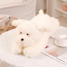 EacTEL Chien poupée colorée en peluche peluche peluche chien en peluche pour enfants cadeau danniversaire 75 cm 2