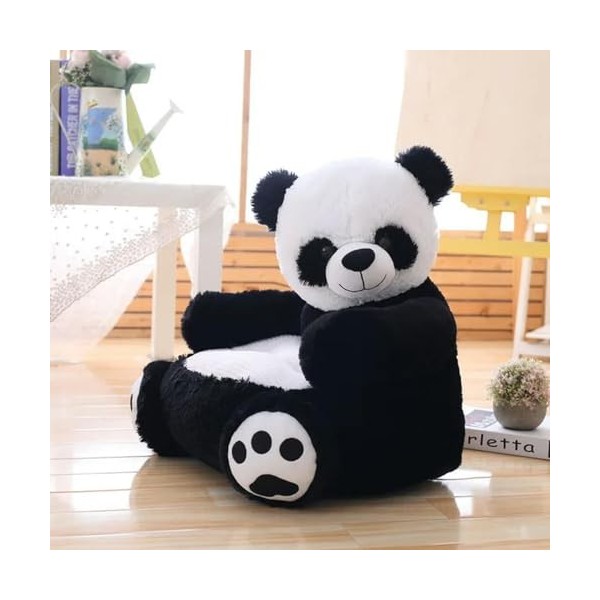 Peluche Licorne Siège Peluches Animaux en Peluche Panda Canard Ours Poupée Enfants Siège Alimentation Chaise Grande Licorne J