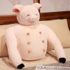Kawaii Peluche Muscle Fort Cochon Rose Jouets Oreiller Super Doux Animaux Chat Poupées Drôle Petite Amie Apaisement Jouet Mai