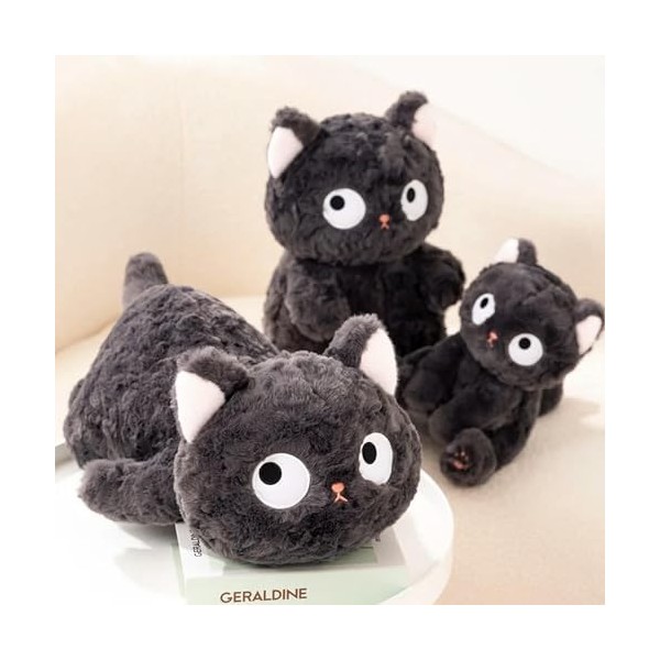 EacTEL Nouveau Chat Kawaii Peluche Animal Jouet Chat réaliste Chat poupée décoré Cadeau d’Anniversaire dans garçon Fille Cade