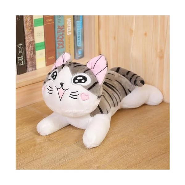 SaruEL Chaton Peluche Jouet Peluche poupée en Peluche Animal poupée Chat Enfants Oreiller Cadeau d’Anniversaire Cadeau de Noë