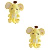 SAFIGLE 3 Pièces Bébé Éléphant en Peluche Poupée Pelucheuse Éléphant Décoration De Fête Déléphant Jouets De Garçon Coussins 