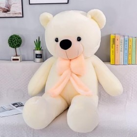 Grand pull nœud papillon en peluche ours en peluche géant animal en peluche anniversaire oreiller de sommeil doux petite amie