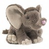 Lashuma Cuddlekins Peluche bébé éléphant assis 20 cm