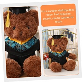 INOOMP Dr Ours Poupée en Peluche Paresseux en Peluche Cadeau Étudiant Enfants Poupées Ménage en Peluche Ours en Peluche Cadea