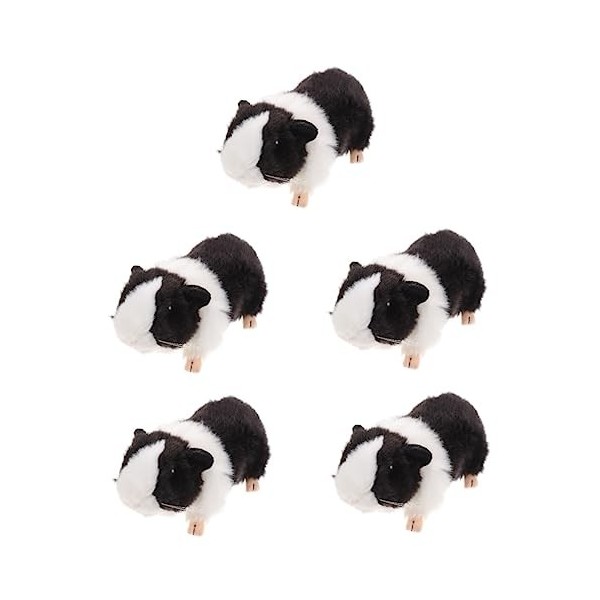 ibasenice 5 Pièces Poupée en Peluche Cochon dInde Décoration Jouets Cochon dInde en Peluche Cotillon Cobaye Poupée Cochon d