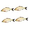 Veemoon 5 Pièces Oreiller Carassin Carpe Poisson Artificiel Carpe Coussin Oreiller De Poisson Coussin Poisson Faux Poisson Dé