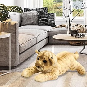 Mignon Animal en Peluche décoration Figurine Dormir câlin poupée Belle drôle en Peluche Doux pour Les soirées à thème Salon V