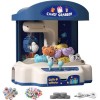 Machine à Griffes pour Les Enfants avec des lumières Sound Pinwheel Mini Machine Claw avec des Jouets en Peluche à lintérieu