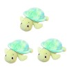 Toyvian 3 Pièces Poupée Tortue Jouets en Peluche Tortue Douce Poupée en Peluche Coussin De Voyage Tortue Voiture Jouet Enfant