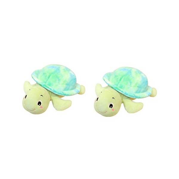 Toyvian 3 Pièces Poupée Tortue Jouets en Peluche Tortue Douce Poupée en Peluche Coussin De Voyage Tortue Voiture Jouet Enfant