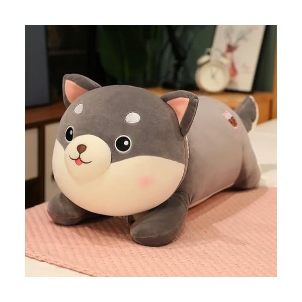 LfrAnk Mignon en Peluche Shiba Inu Chien Peluche Jouet Dessin animé Animal Chien Oreiller poupée Enfants Cadeau d’Anniversair