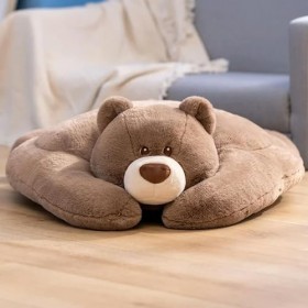 LfrAnk Super Doux Animal Chiot Tapis Kawaii Husky Ours Shiba inu Chien Peluche Jouet rempli Sol Tapis de Couchage Enfants déc