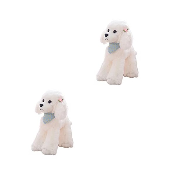 ifundom 3 Pièces Jouets pour Animaux De Compagnie Peluche Poupée Animal De Compagnie Peluche en Peluche Poupée De Chien Canic