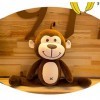 Ermano Peluche Jouets en Peluche de 65 cm Cadeaux danniversaire pour Filles Money Doll