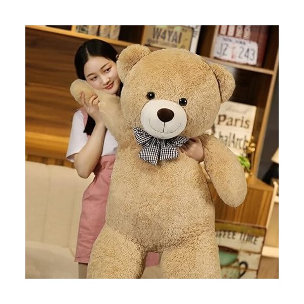 105cm Ours Géant Poupée en Peluche Doux Animal en Peluche Ours en Peluche Jouets Enfants Filles Coussin Poupées Décoration De