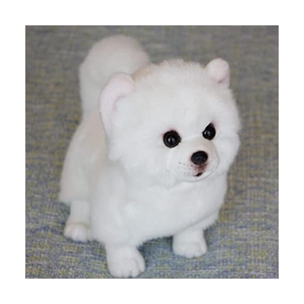 Peluche Simulation de Tissu Fait à la Main de 25 cm bobmei Dog Kids Filled Fur Toys Birthday
