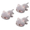 Totority 3 Pièces Poupée De Chat Chiots Jouets pour Enfants Jouets De Chaton pour Les Enfants Canapé Étreignant Animal Jouet 