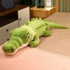 80-140cm Nouveau Crocodile Peluche Jouet Peluche Peluche Long Oreiller Poupée Décoration Cadeau pour Enfants-140cm, Vert