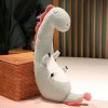 CWDRDX 75-140CM Peluche Long Oreiller Licorne Renard Dinosaure Girafe Peluche Jouet Animaux en Peluche Poupée pour Enfants Bé