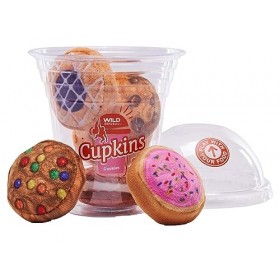 Wild Republic Cupkins, biscuits, jouet en peluche, cadeau pour enfants, jouet en peluche, remplissage de bouteilles deau rec