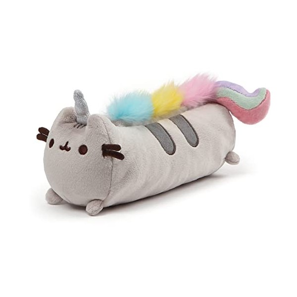 Gund 4060824 Trousse Pusheen, Polyester, Gris, 12 x 4 x 15 cm