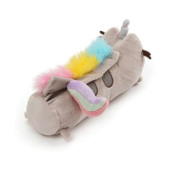 Gund 4060824 Trousse Pusheen, Polyester, Gris, 12 x 4 x 15 cm