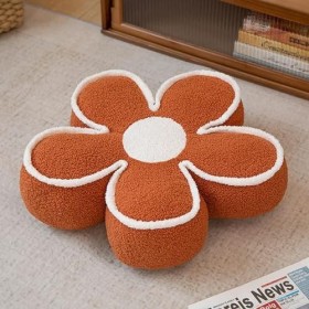 GagaLu Coussin de siège Fleur Plante en Peluche coloré Oreiller en Peluche Fauteuil décoration Dames Enfants Mode Cadeau Anni