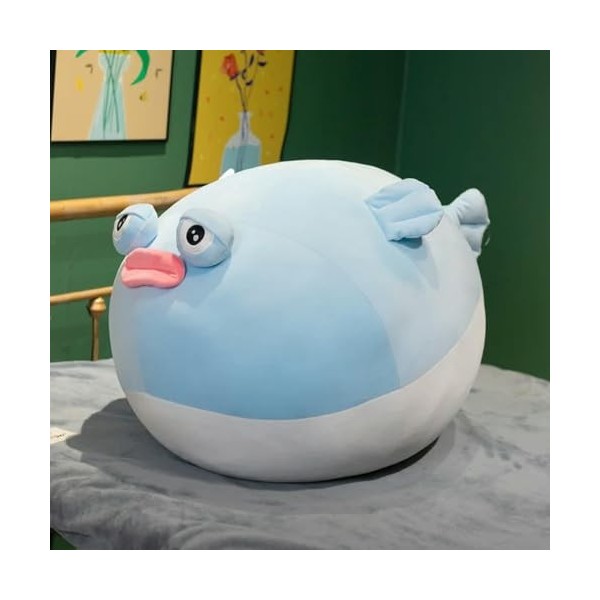 EacTEL Kawaii Puffer Jouets en peluche Poisson Boule Animaux Tampon Jouets en peluche Poisson Poupées Coussin Cadeaux Enfants