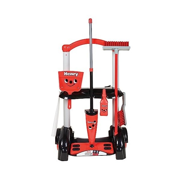 Chariot de nettoyage Casdon Henry | Jouet chariot de nettoyage Henry pour les enfants dès 3 ans | Pour nettoyer de pièce en p