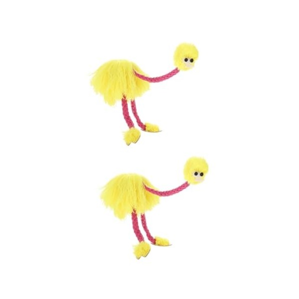 ibasenice 5 Pièces Marionnette DAutruche Animal en Peluche Marionnette Animaux Marionnette Mignon Drôle Animaux Figure Jeu D