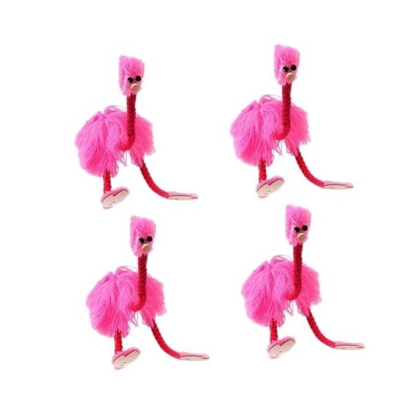 ibasenice 5 Pièces Marionnette DAutruche Animal en Peluche Marionnette Animaux Marionnette Mignon Drôle Animaux Figure Jeu D