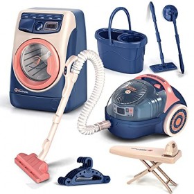 BSTCAR Aspirateur pour enfants - Jouet pour enfants - Aspirateur él