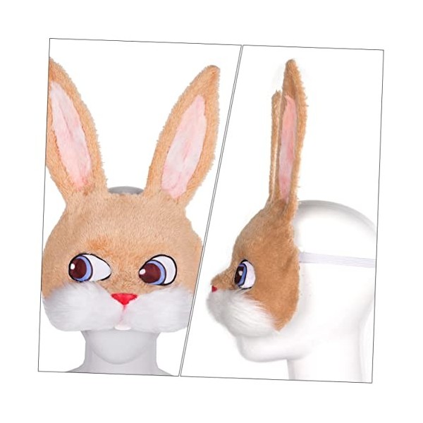 Totority 5 Pièces Lapin En Peluche Lapin Moitié Peluche Lapin Déguisement Lapin Poilu Lapin Moitié Accessoires DHalloween Ef